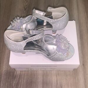 Dream Pairs Silver Glitter Kids Shoes